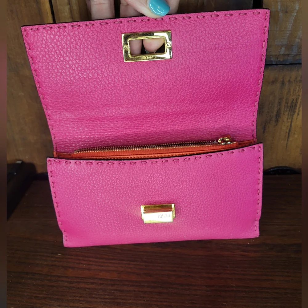 Fendi Peekaboo Selleria Pink Wallet - Picture 10 of 15